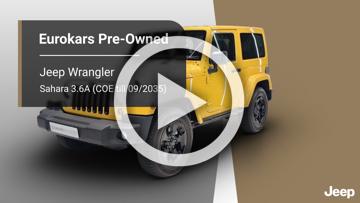 Jeep Wrangler Sahara 3.6A (COE till 09/2035)